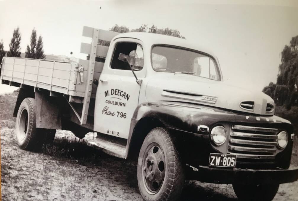 One of Deegan's early Ford trucks that transported general freight around Goulburn and district. Picture supplied.