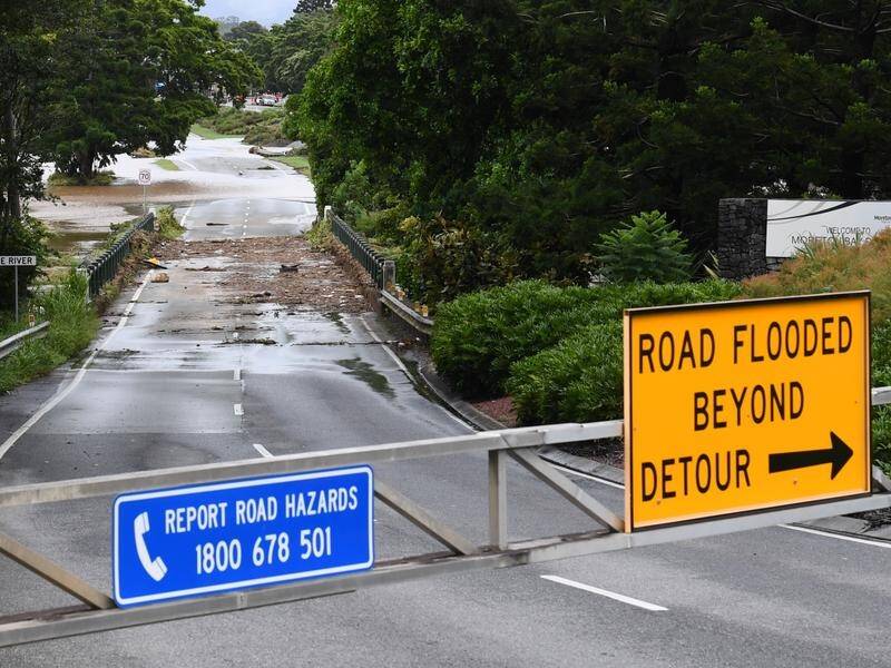 Damage from Kirrily may not be fully known for some time as regions continue to face flooding. (Jono Searle/AAP PHOTOS)