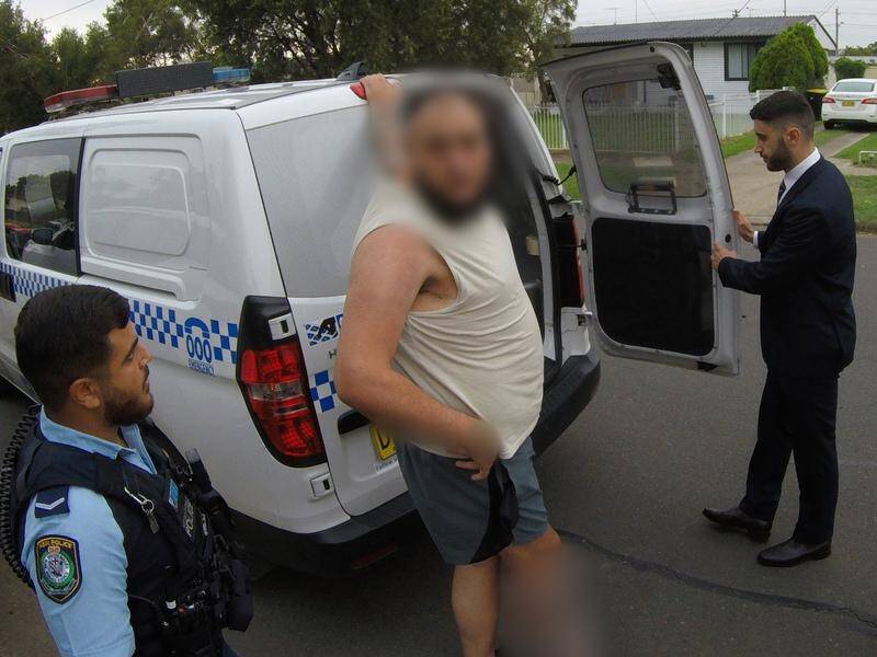 A third man has been arrested in relation to a foiled murder plot after two were charged in January. (HANDOUT/NSW POLICE)