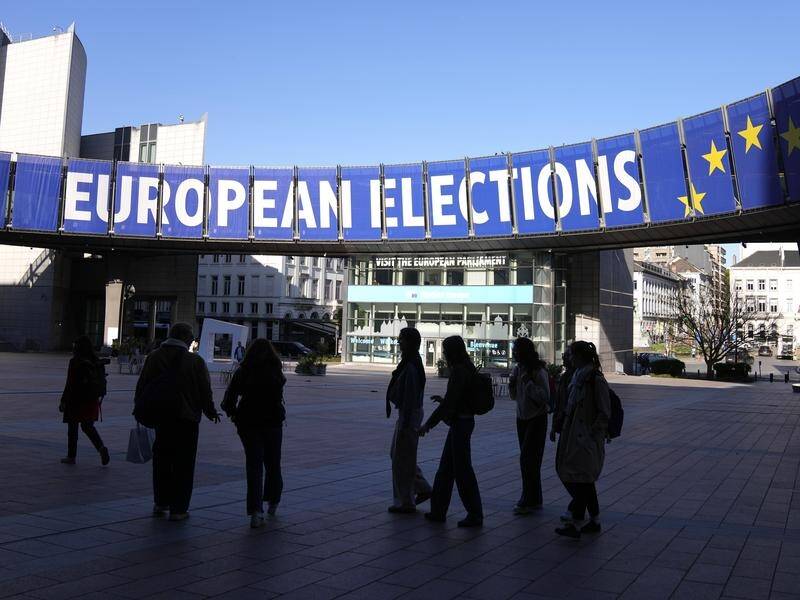 The raids took place less than two weeks before elections 9 to for a new EU parliament. (AP PHOTO)